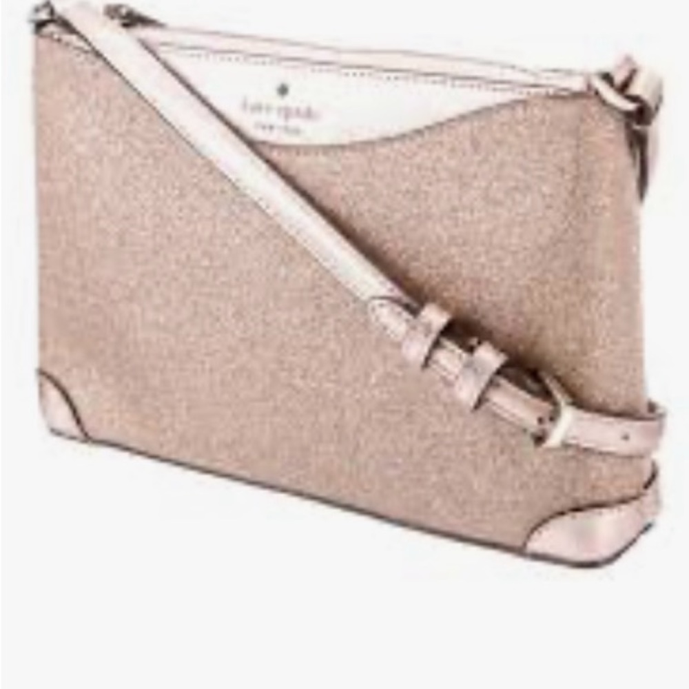 Kate Spade shoulder bag. Rose gold